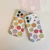 Funda Dopamine con Puntos Huecos de Manzana para iPhone 17 Pro Max, Elegante 16/15 Pro a Prueba de Golpes 15 Funda de Teléfono