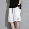 Pantalones cortos deportivos de verano para hombre, de seda fina, modernos, informales, holgados, combinables, para playa, de secado rápido.