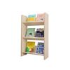 Estante de Livros Infantil de Madeira Maciça Combinação Multi-Camada Área de Leitura do Quarto Infantil Pequena Estante Estante para Livros Ilustrados Rack de Armazenamento de Brinquedos para Bebês