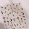 Tensor Nuevos Pegatinas para Uñas Estilo Chino Fénix Dorado M-688 Sombra de Bambú Floral Tótem Doble Felicidad Arte de Uñas para Boda Serie Estilo Nacional