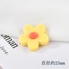 Arcilla suave hecha a mano ins color infantil contraste de color parche de flor pequeña DIY joyería aretes accesorios material