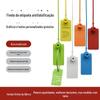 Selo de plástico descartável anti-roubo anti-ajuste fivela de saco anti-falsificação anti-desmontagem anti-retorno selo etiqueta de amarração fivela de trava
