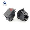 Interruptor tipo Yacht Rv Barco 12V/20A Cuatro Pines Luz LED Impermeable Palanca Interruptor Modificado para Coche Rv