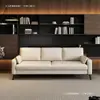 Sofá de lujo ligero para salas de estar pequeñas, sofá simple de dos o tres plazas para apartamentos, tiendas de ropa, propiedades de alquiler, áreas de descanso y áreas de recepción