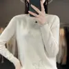 Suéter básico suelto casual de terciopelo Andy para mujer, color liso, cuello redondo, mariposa de pedrería sin costuras, primavera nueva, reduce la edad