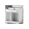 Estante de Almacenamiento Multifuncional para Cocina, Soporte Sencillo y de Alta Gama para Utensilios en Encimera, Caja de Almacenamiento con Drenaje para Palillos y Cucharas