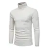 Otoño e invierno 2022 nuevo suéter de moda coreana para hombre joven delgado de lana cuello alto camisa base ropa de hombre