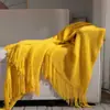 Manta de Sofá Transfronteriza con un Estilo Sencillo para Decoración de Casa de Huéspedes, Manta de Siesta, Manta Decorativa, Manta de Sofá, Manta de Aire Acondicionado