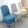 Funda Curva Universal para Silla, Elástica de Espesor Completo para Todas las Estaciones con Patrón de Rejilla de Piña, Funda para Silla Curva para Uso Doméstico/Comercial, Al por Mayor