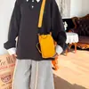 Garrafa de água fashion estilo japonês com cores vibrantes para dopamina, bolsa para celular para mulheres, bolsa versátil de cor sólida para ombro/transversal para uso ao ar livre