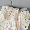 Atacado de FábricaPijamas Cartoon para Mulheres 2026 Novo Conjunto de Roupa de Casa Solta de Manga Longa e Calça Longa Tamanho Plus
