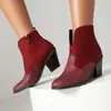 44 Novas Botas de Couro Costura Botas Martin 40 Botas Salto Alto Botas de Moda Europeia e Americana Comércio Exterior Feminino Zíper Lateral Curto Algodão