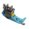 Máquina de Coser Plana Modelo Nuevo Pie Prensatelas Rodillo de Plástico de Teflón para Borde Derecho SP-18 con Tope de Borde Cuchilla Pie Prensatelas Transfronterizo