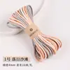 Cuerda de algodón hilado en núcleo engrosada de 4 mm, cuerda de tejido hecha a mano DIY de poliéster-algodón, material para tapices, colgantes de bolso y cordones para colgar