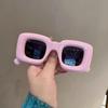 Gafas de Sol Cuadradas Inflables Lindas, Divertidas y Entretenidas, Gafas de Bebé Cuadradas Gruesas Divertidas, Gafas de Sol Divertidas y Entretenidas