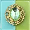 Accesorios Dorados Ovalados Estilo Coreano para el Cabello, Piezas de Aleación, Tocados, Materiales para Zapatos y Ropa, Accesorios para Joyería DIY, Venta Directa del Fabricante