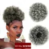 90g Amazon Hot Oruga Paquete de Cabello Pequeño Esponjoso Peluca de Seda de Alta Temperatura Paquete de Cabello Explosivo Paquete de Cabello de Fibra Química