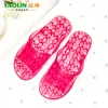 Pantuflas Domésticas para Mujer con Parte Superior Transparente, Sandalias Casuales de Verano Huecas con Masaje para la Salud, Chanclas Antideslizantes para Baño con Suela Suave