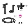 Set de Pistola Rociadora para Inodoro de Acero Inoxidable Transfronteriza, Boquilla Potenciadora de Grifo Bidet, Pistola Rociadora para Inodoro, Cabezal de Ducha