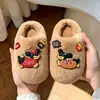 Chinelos de inverno para meninos, chinelos de algodão infantis, chinelos internos quentes e antiderrapantes para meninos pequenos e bebês, adequados para uso doméstico no outono