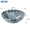 Plato de Servir de Plástico de Alta Gama Comercial Bandeja de Almacenamiento Sala de Estar de Lujo Ligero Mesa de Centro para el Hogar Exquisito Plato para Frutas Plato para Snacks Multicolor