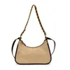 Bolsa de Ombro Único Fosca de Alta Qualidade para Axila Feminina Lançamento Outono/Inverno 2025 Bolsa de Mão Retro de Nicho Bolsa Transversal Simples e Fashion