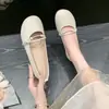 Zapatos de Hada, Flats Suaves para Mujer, Estilo Verano 2025 Nuevos Flats con Faldas, Zapatos de Noche, Zapatos Beanie de Una Pierna