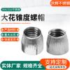 Tuerca cono de acero inoxidable 304, tubo de expansión interno, tapa de cono de techo de expansión con tuerca cónica moleteada M6-M12
