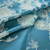 Tecido Jacquard de poliéster direto da fábrica Tecido Big Flower Chinês Toalha de Mesa Redonda Hotel Toalha de Mesa de Jantar Capa de Cadeira Tecido