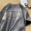 Camiseta Jovem Nova Gola Redonda Moda Verão Popular Jovem Marca Tendência Estilo Urbano Tendência Masculina Manga Curta Inst-Camiseta