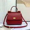 Nova Coleção Miss Sicily Estampa de Palmeira Simples Versátil Ombro Transversal Portátil Moda para o Dia a Dia Banquete Bolsa Feminina