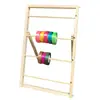 Suporte de Fita de Madeira Maciça Suprimentos para Florista Suporte de Armazenamento de Fitas Suporte para Rolos de Fita Casa DIY Suporte de Armazenamento de Fitas Artesanal