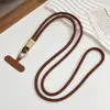 Cordão para Celular de Cor Sólida Pendurado no Pescoço Transversal Corda de Nylon de Dupla Utilização Forte e Durável Alça de Ombro Ajustável Portátil para Exterior Lote