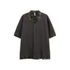 Yidao Vintage 2026 Verano Nuevo Estilo Retro Americano Old Money Camisa de Manga Corta Suelta Falsa de Dos Piezas con Retazos a Cuadros