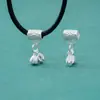 Prata Pura S999 Sólida Prata Lisa Novo Estilo Chinês Duplo Lótus Vagem de Lótus Pingente Charme para Pulseira DIY
