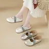 Bailarinas Retro Francesas 2026 Estilo Nuevo Punta Cerrada Slip-On Verano Exterior Perezosas Chanclas Slip-On para Mujer