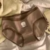 Estilo Japonês Menina Fofa Roupa Íntima 100% Algodão Feminina Verão Forro Totalmente Antibacteriano Macio e Confortável Calcinha de Cintura Média Novo Estilo 2025