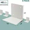 Prateleira de Livros Flutuante Invisível Montada na Parede Prateleira Robusta para Quarto Rack de Ferro para Pendurar na Parede