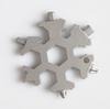 Herramienta hexagonal 19 en 1 tarjeta de herramienta copo de nieve función tarjeta combinada hexagonal productos para exteriores acero aleado