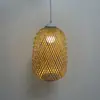 Lanternas de Bambu Trançado Feitas à Mão Luzes Pendentes para Casa Zen Retro Luxo Leve Lanternas Trançadas Estilo Antigo Chinês Decoração de Casamento