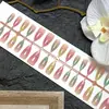 Nuevas Tiras de Uñas Postizas de Alta Venta, Uñas Postizas Coloridas Ojo de Gato Usables, Uñas Postizas Degradadas, Uñas Postizas Usables