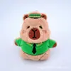 Pelúcia Gravata Capivara Boneca Acessórios Desenho Animado Capivara Boneca Chaveiro Broche Caixa de Roupa Bolsa Acessórios