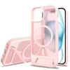 Funda de Teléfono Magnética Universal para Apple 13/14/15 con Textura Similar a la Piel Dos en Uno Magsafe Al por Mayor