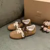 Zapatillas de Entrenamiento Alemanas para Mujer Estilo Mamá Uva con Aumento Oculto de Altura, Bloques de Color, Cordones Únicos, Zapatillas Deportivas Casuales, Cuero Genuino, Tenis Estilo Forrest Gump