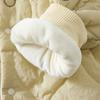 Conjunto Folio Acolchoado de Algodão para Bebê Jaqueta de Algodão Espessa Acolchoada Outono e Inverno Bebê 120g Roupa Externa Infantil Top de Algodão