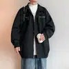Chaqueta de primavera y otoño para hombre, moderna de estilo americano con solapa, informal, corte holgado, versátil, elegante y con diseño coreano