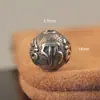 Yabin Retro Plata de Ley 999 Cuentas de Transferencia Hecho a Mano DIY Pulsera de Cuentas Budista Cuentas Espaciadoras de Plata Accesorios de Plata