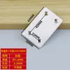 Soporte de Ángulo de Acero Inoxidable Engrosado Fijador de Ángulo Recto de 90 Grados Hierro Angular Sujetador para Muebles Conector de Placa Recta Hierro Triangular