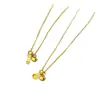 Pendente Hello Kitty Dourado Novo Fofo Mais Vendido, Acessório de Colar Versátil Simples e de Alto Padrão, Corrente para Clavícula de Luxo Leve