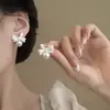 Pendientes Metálicos de Alta Gama al por Mayor Transfronterizos para Mujer 2025 Nuevo Estilo Caliente Pendientes de Lujo Accesible Joyería de Oreja Simple Elegante